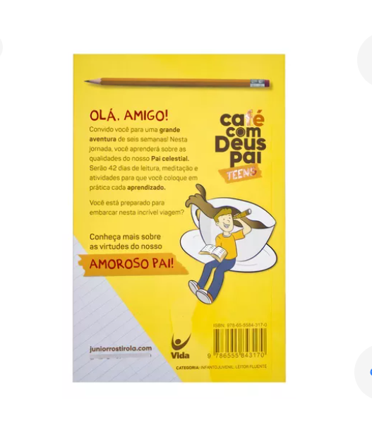 Livro Café com Deus pai  TEENS