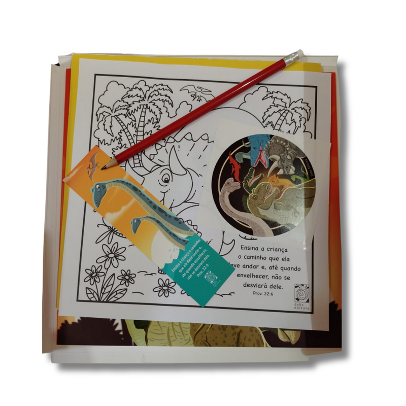 Livro Dinossábios – Livro + itens criativos