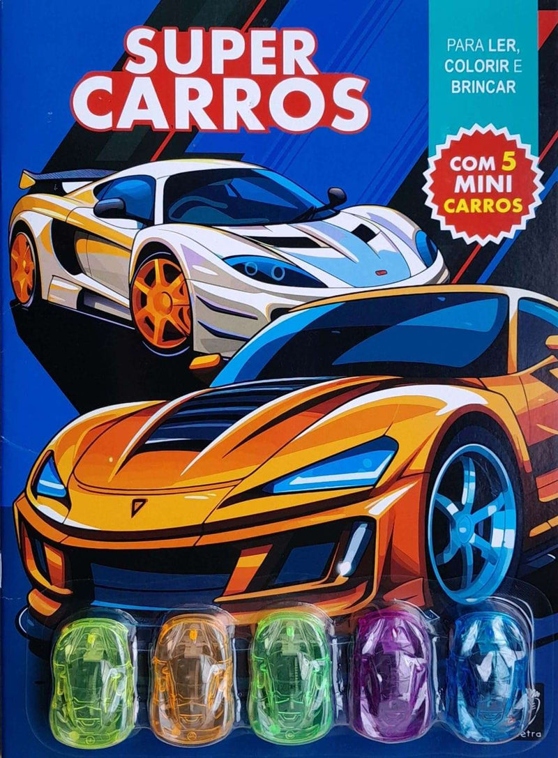 Super carros para ler e colorir - Pechinchas Daweb