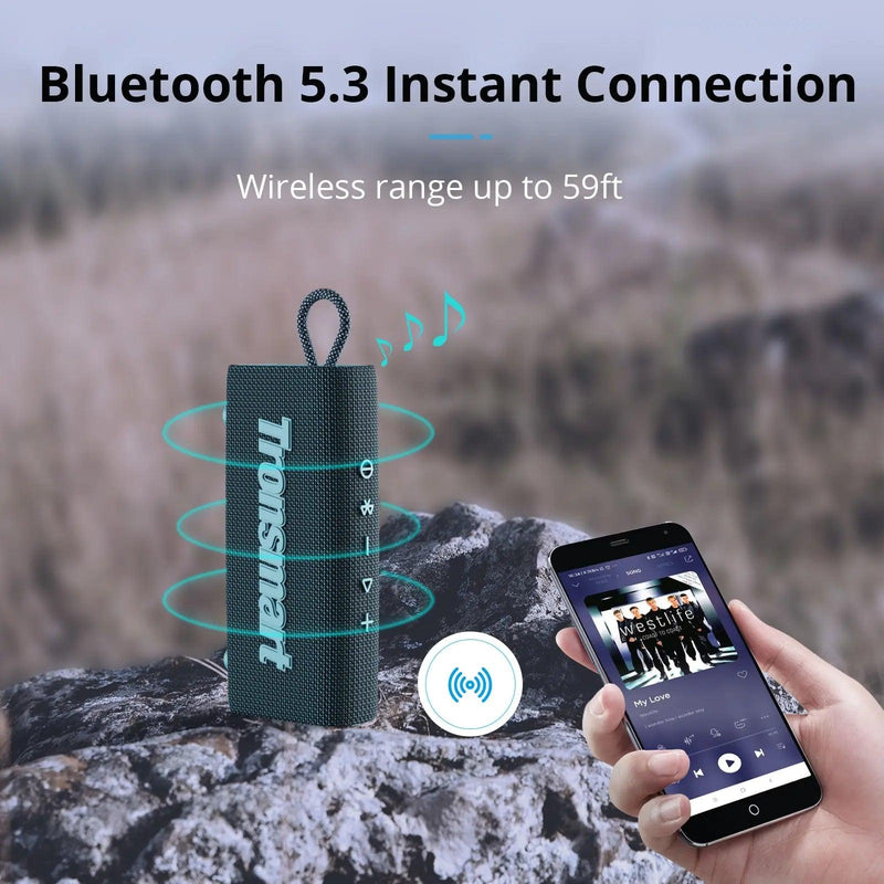 Caixa de som Bluetooth a prova d´agua - Pechinchas Daweb