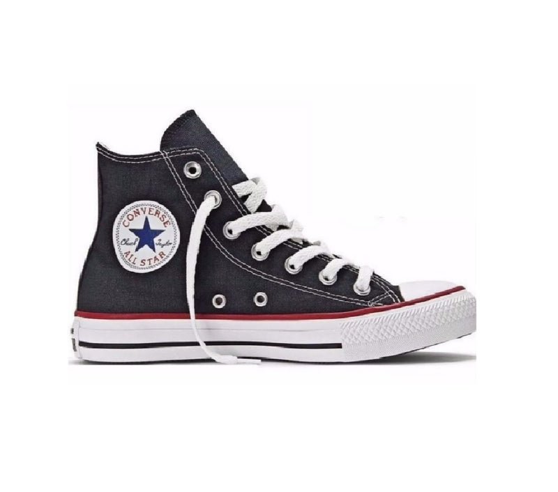 Tenis Cano Alto Converse Preto Tradicional - Pechinchas Daweb